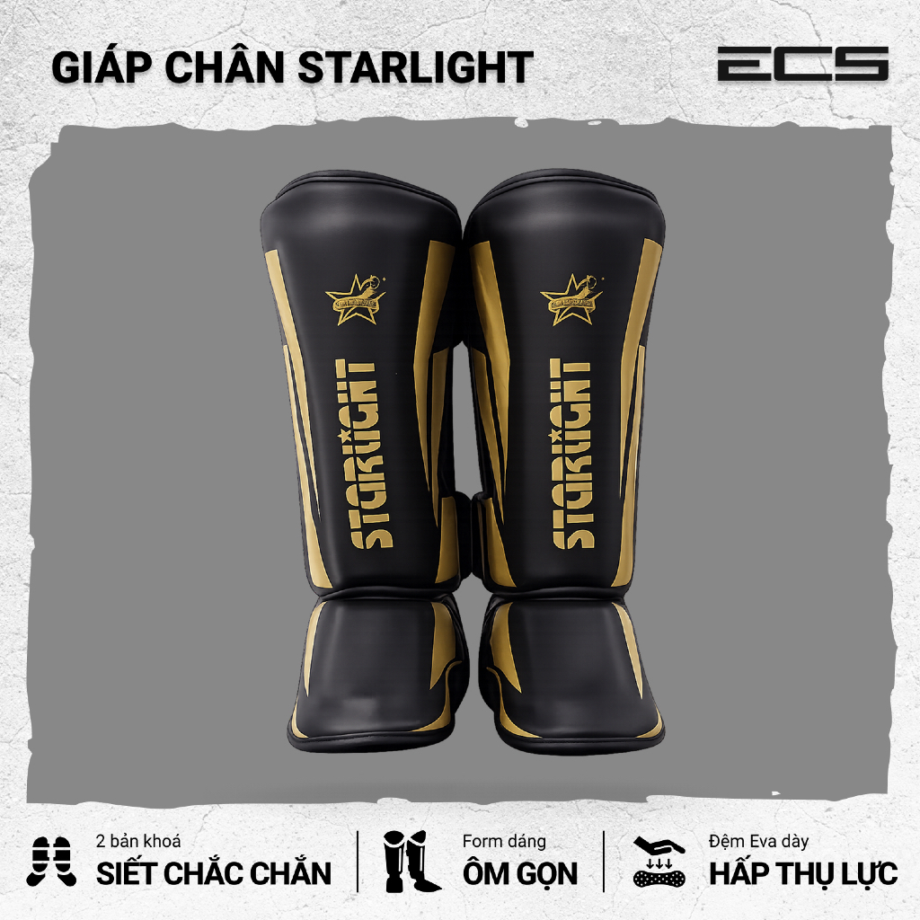Giáp Ống Đồng Starlight Shin Guard | Bảo Hộ Chân Muay Thai, Kickboxing, MMA