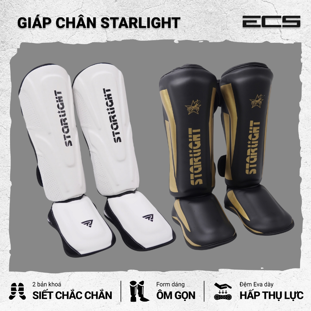 Giáp Ống Đồng Starlight Shin Guard | Bảo Hộ Chân Muay Thai, Kickboxing, MMA
