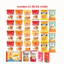 Set bánh tươi mix vị từ 24-36 chiếc karo: gà, phô mai, sữa, gấu, festa hoa cúc, yến mạch.
