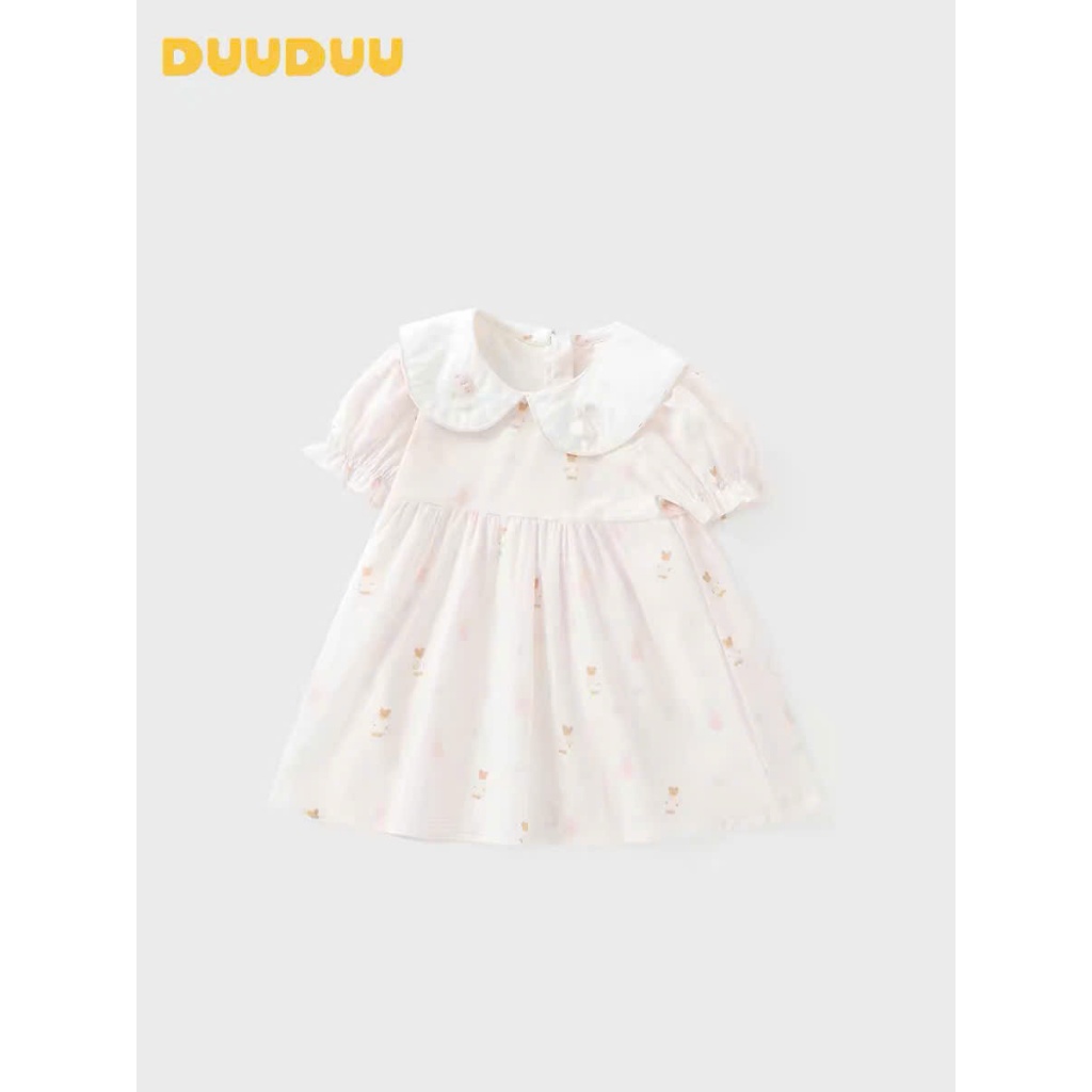 Váy Polo Cotton bé gái 2025 Váy thể thao ngắn tay mỏng mùa hè cho trẻ em