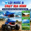 XE ĐIỀU KHIỂN TỪ XA CÓ PHUN NƯỚC HÌNH CÁ MẬP - 2 TRONG 1 LỘI NƯỚC & CHẠY ĐỊA HÌNH, LỐP CỠ LỚN LEO DỐC, SẠC USB ĐỒ CHƠI T