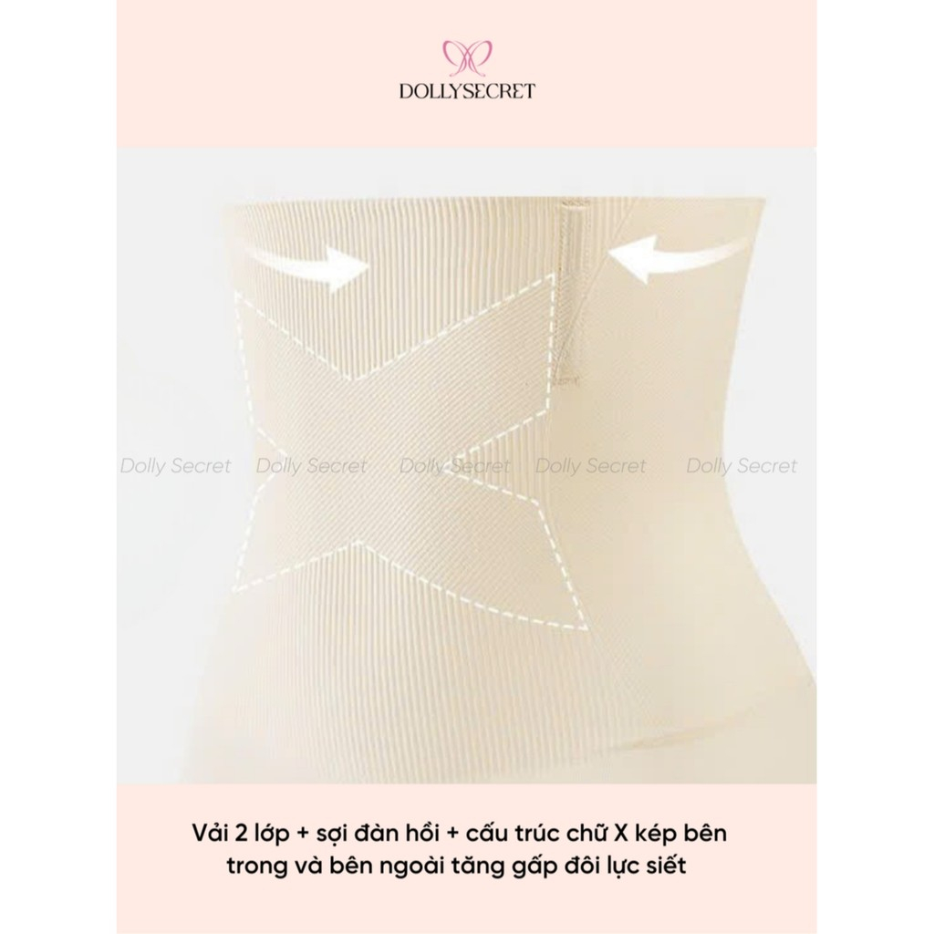 Quần gen bụng X LOCK định hình eo nâng mông Không Lộ Viền DOLLY SECRET Q09