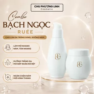 Combo Bạch Ngọc Giảm Nám Ruee CB0183 - Dưỡng trắng, mờ nám, căng bóng da