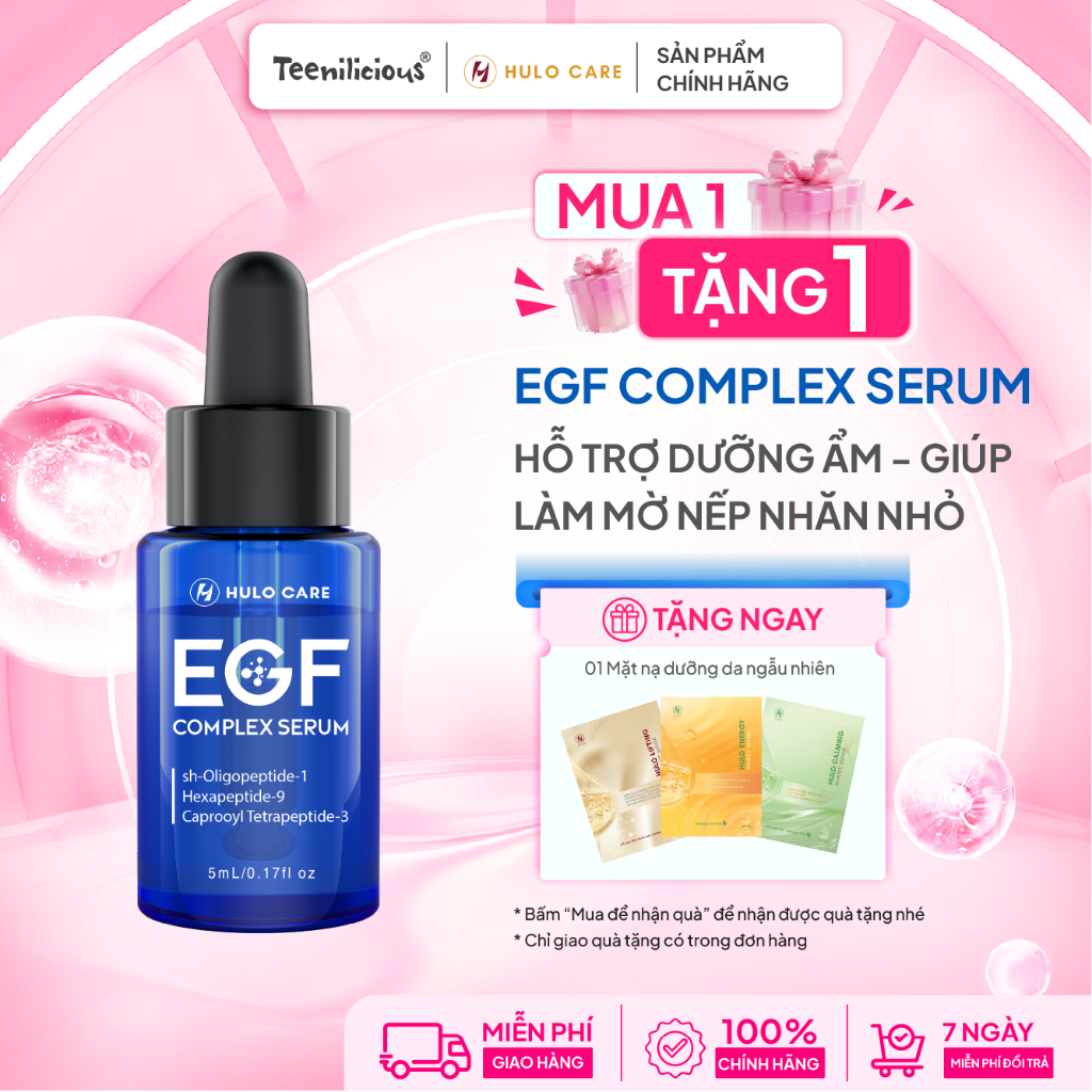 EGF COMPLEX SERUM 5Ml/ 15ML - Tinh Chất Giúp Dưỡng Ẩm, Cấp Ẩm, Hỗ