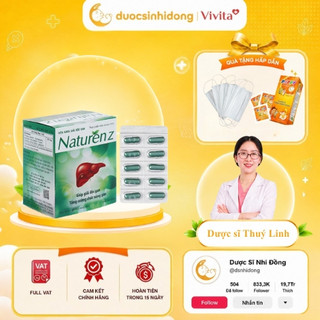 [ MUA LÀ CÓ QUÀ ] Naturen Z Hỗ Trợ Giải Độc, Tăng Cường Chức Năng Gan (Hộp 100 Viên)