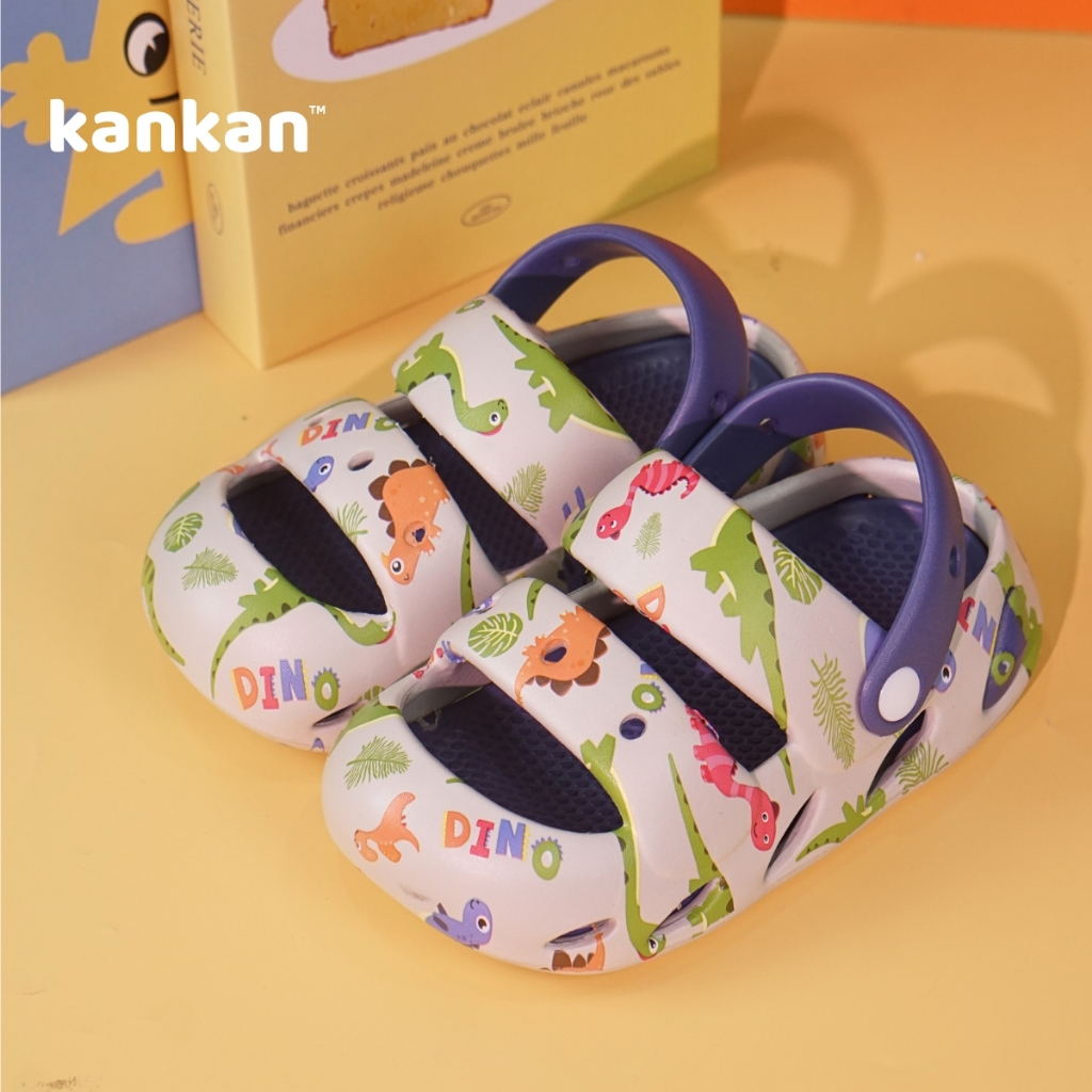 Sandal Khủng Long Cho Bé Trai KanKanStore Xăng Đan Bé Trai Siêu Nhân Khủng Long Êm Ái Thoái Mái KA139