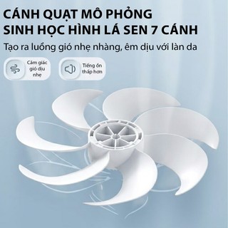 [Hàng Mới Ưu Đãi]Quạt Cây Đứng 7 Cánh QCOOKO Quạt Đứng Làm Mát Cực Nhanh Điều Khiển Từ Xa