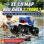 XE CÁ MẬP ĐIỀU KHIỂN TỪ XA SIÊU NGẦU - 2 TRONG 1 LỘI NƯỚC CHẠY ĐỊA HÌNH, PHUN NƯỚC ĐỘC ĐÁO, CHỊU VA ĐẬP, SẠC USB ĐỒ CHƠI
