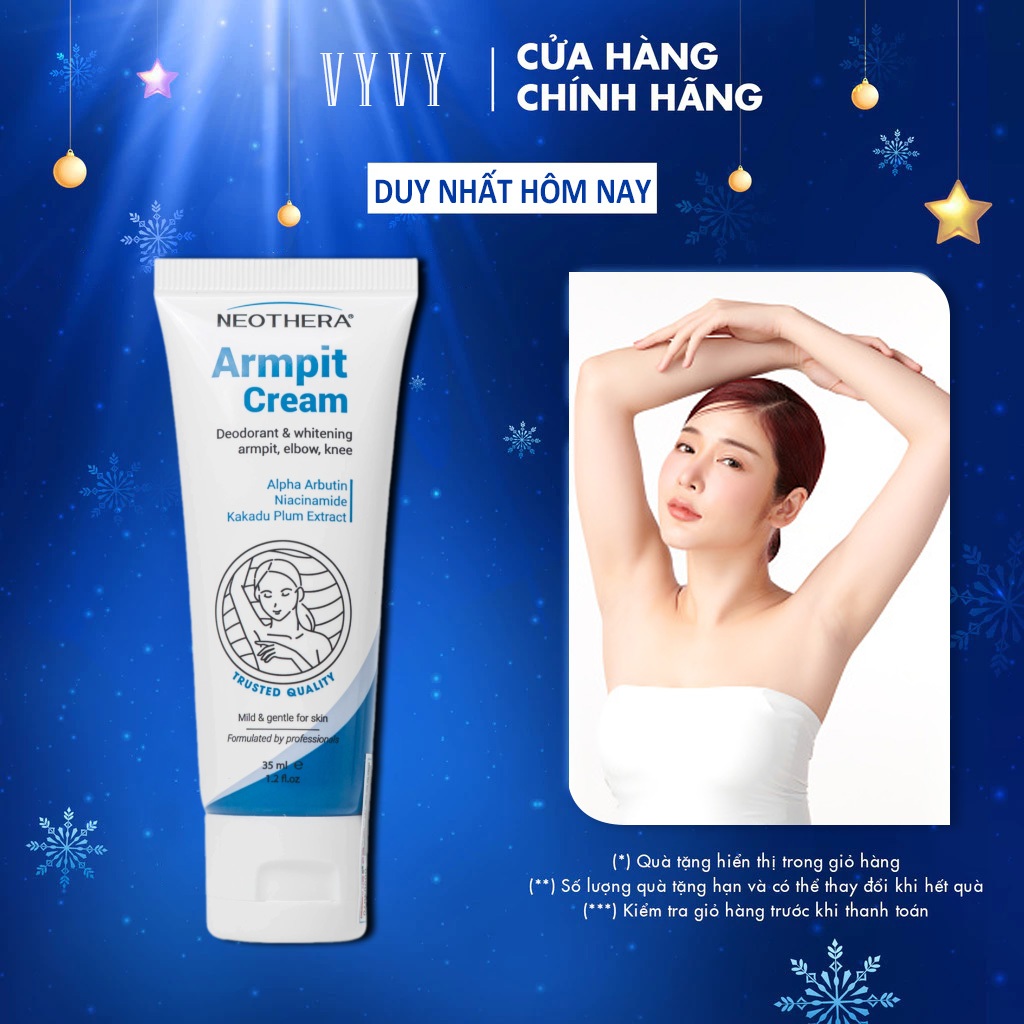 Kem dưỡng trắng giảm thâm nách ARMPIT CREAM Dưỡng Trắng Vùng Nách Mông Bikini Khuỷu Tay Đầu Gối 35gr