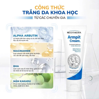 Kem dưỡng trắng giảm thâm nách ARMPIT CREAM NEOTHERA 35g Dưỡng Sáng Da An Toàn Hiệu Quả