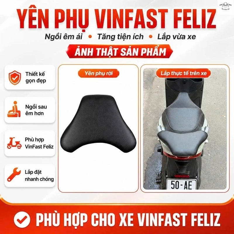 Tổng Hợp Phụ Kiện Xe VinFast Feliz Gồm Hộc Đồ Yếm Trước, Rổ Xe, Kính Chắn Gió, Mão Chắn Gió, Yên Phụ