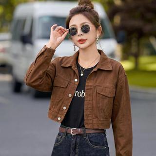 Áo khoác JEAN nữ MOLADY cổ bẻ túi nắp trơn đơn giản K349