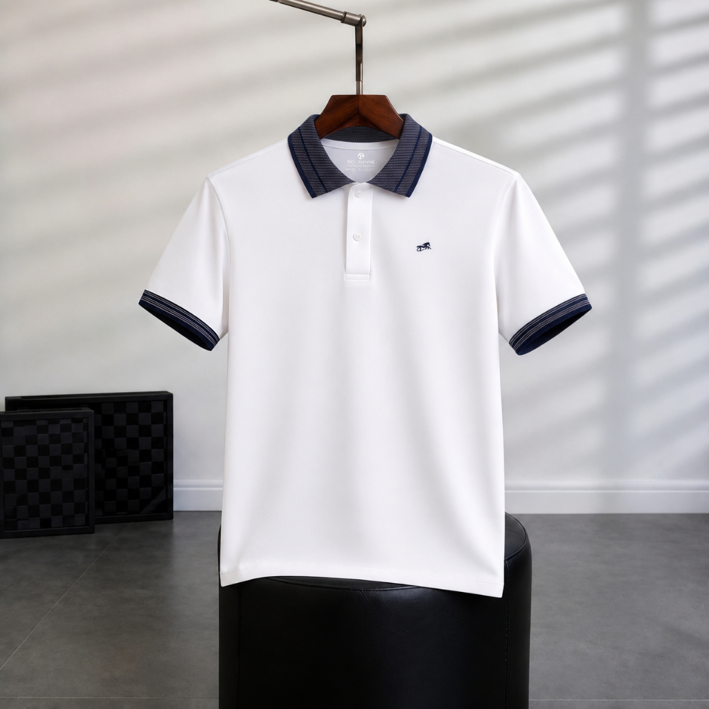 Áo polo nam  trơn logo ngực, Chống Nhăn, Thoáng Khí, Thiết Kế Trẻ Trung pl05