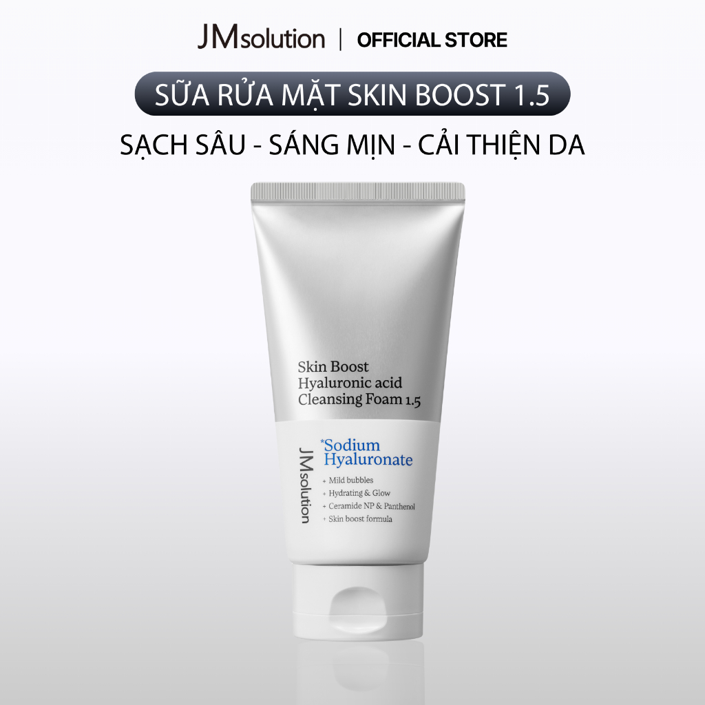 Sữa Rửa Mặt Chuyên Sâu JMsolution Skin Boost Cleansing Foam 1.5 150ml