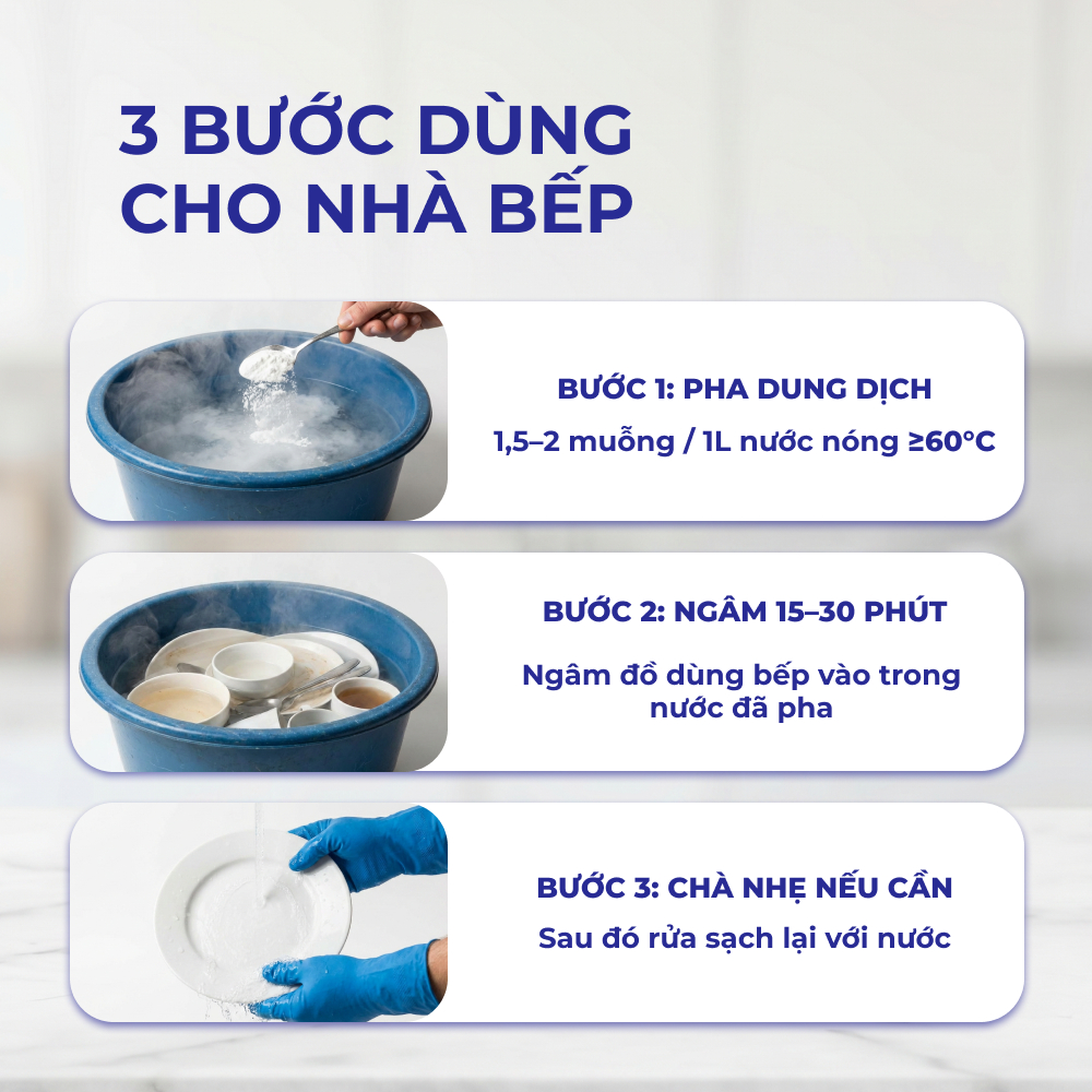 Bột Tẩy Dầu Mỡ Oxy Đa Năng BRANDFREE, Tẩy Xoong Nồi Cháy, Nhà Bếp, Nhà Tắm, Khử Mùi 500g/1kg
