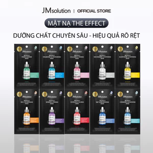 JMsolution Combo 10 Miếng Mặt Nạ The Effect Mask 24ml Chính Hãng Cấp Hỗ Trợ Ẩm Sâu, Phục Hồi & Làm Sáng Da