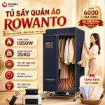 Tủ sấy quần áo Rowanto S8, Tủ sấy quần áo có điều khiển từ xa bảo hành 12 tháng, Máy sấy quần áo — ảnh 1