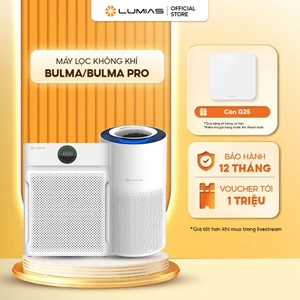 Máy lọc không khí ion âm, khử khuẩn - lọc sạch bụi mịn Lumias Bulma Pro/Bulma/Bulma Compact