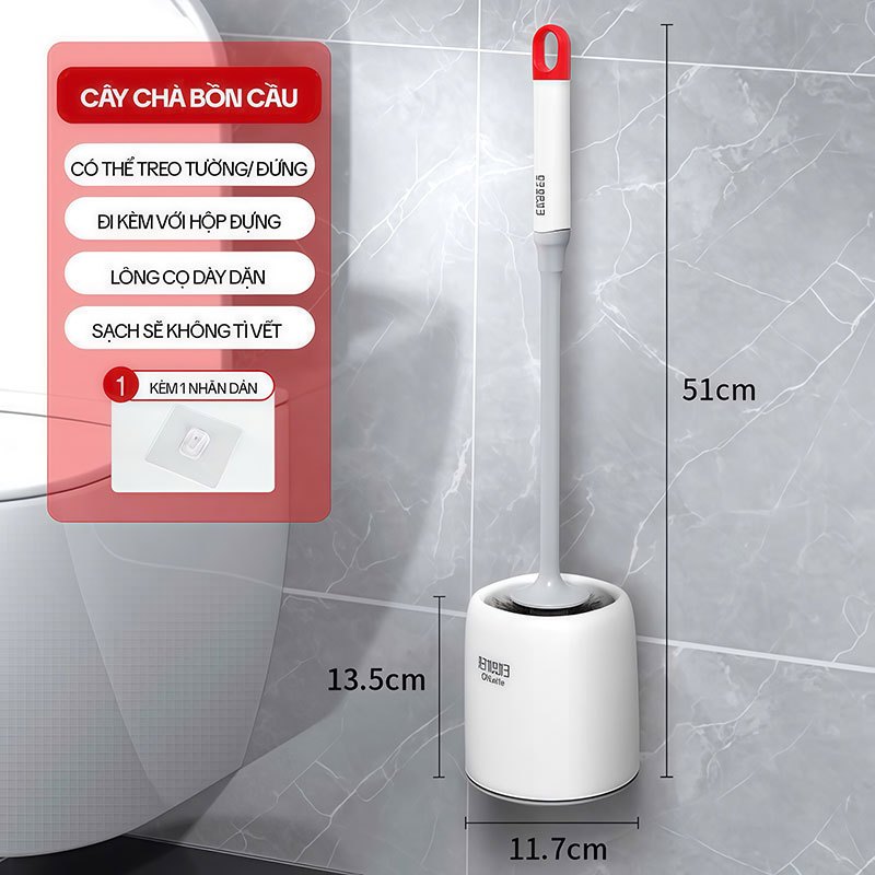 Cây Chà Bồn Cầu OKwife AGW-5749, Chổi Cọ Bồn Cầu, Cọ Bồn Cầu Nhà Vệ Sinh