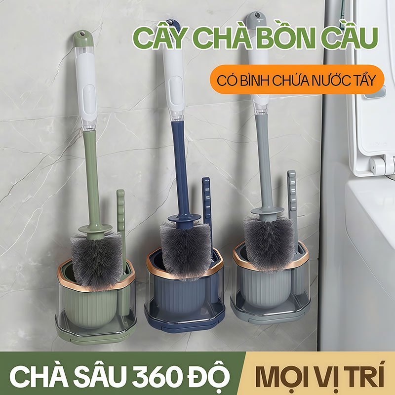 Cây Chà Bồn Cầu KITIMOP TL03, Chổi Cọ Bồn Cầu, Cọ Bồn Cầu Nhà Vệ Sinh