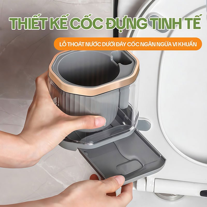 Cây Chà Bồn Cầu KITIMOP TL03, Chổi Cọ Bồn Cầu, Cọ Bồn Cầu Nhà Vệ Sinh