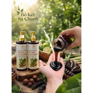 Combo gội xả mini test Bồ kết sả chanh Thiên Y Linh giúp sạch gàu, ngăn rụng tóc