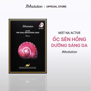 JMsolution Mặt Nạ Ốc Sên Hồng Active Pink Snail Brightening Mask Prime 30ml - Dưỡng Ẩm Dưỡng Da Trắng Hồng - Chính Hãng