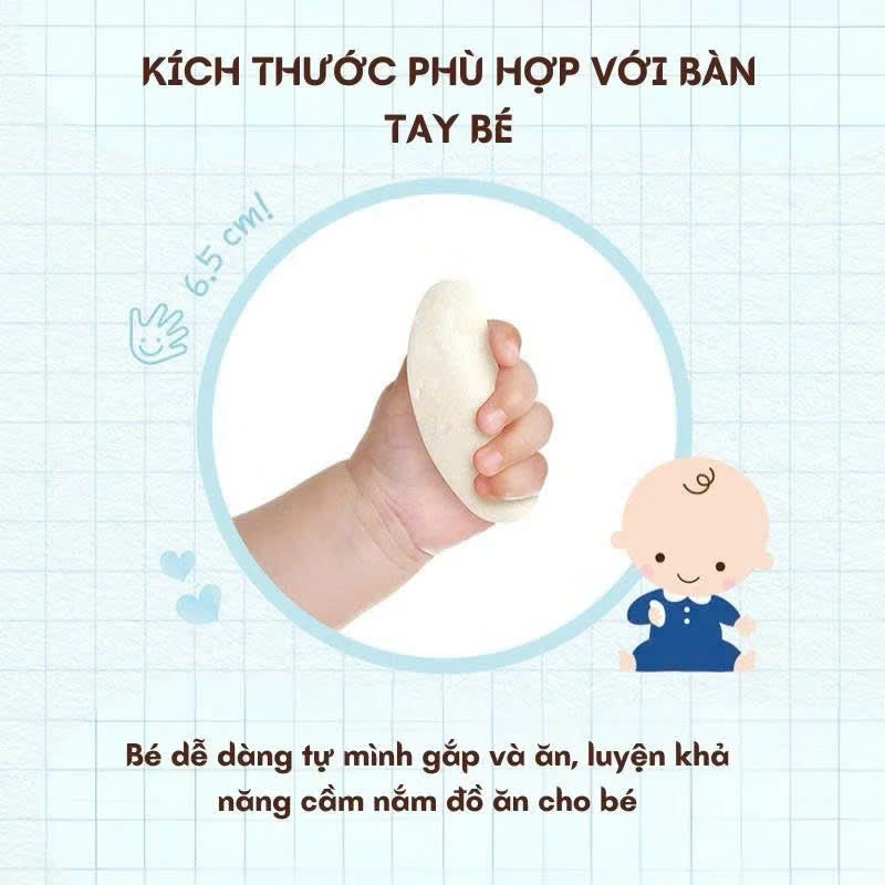 Bánh Gạo Ăn Dặm Hữu Cơ ILDONG Ayiyum 30g Cho Bé 5M+. Bánh Gạo Ăn Dặm Cho Bé
