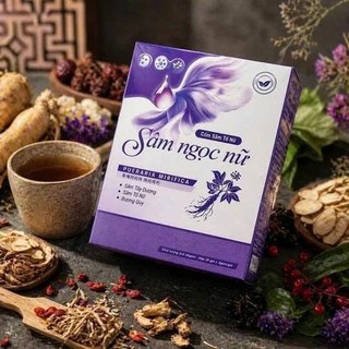 Bột Cốm Sâm Ngọc Nữ Mộc Tâm - Kết Hợp Giữa Sâm Tố Nữ, Đương Quy, Hỗ Trợ Bồi Bổ Cơ Thể