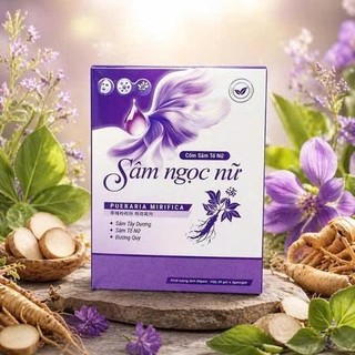 Bột Cốm Sâm Ngọc Nữ Mộc Tâm - Kết Hợp Giữa Sâm Tố Nữ, Đương Quy, Hỗ Trợ Bồi Bổ Cơ Thể
