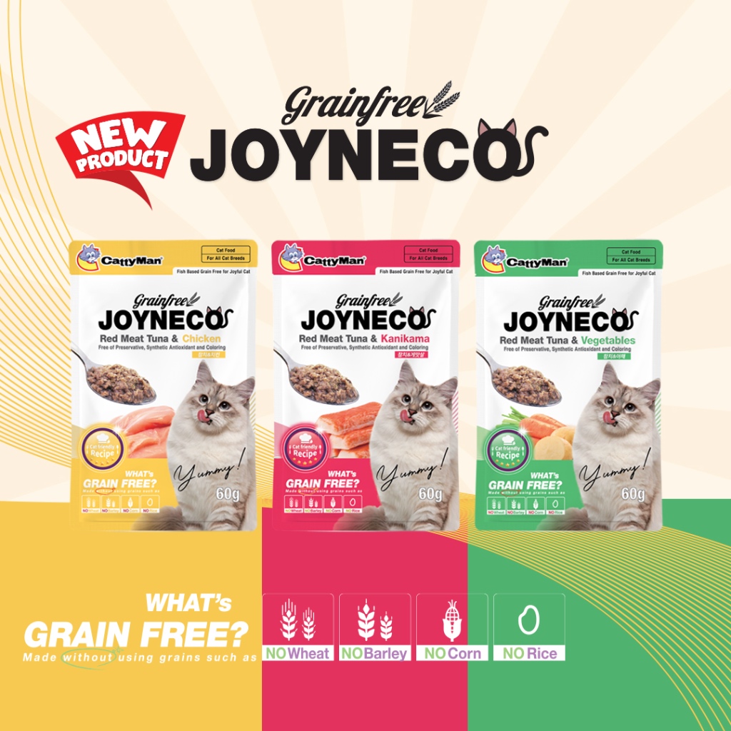 Pate Cho Mèo Joyneco 60g Pate Không Độn Ngũ Cốc Bổ Sung Dinh Dưỡng