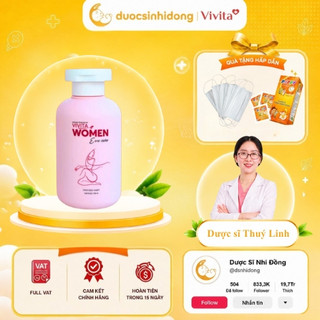 [✨CHÍNH HÃNG] Dung dịch vệ sinh phụ nữ VIVITA WOMEN EVE CARE, hỗ trợ cân bằng PH, làm sạch, 150ml