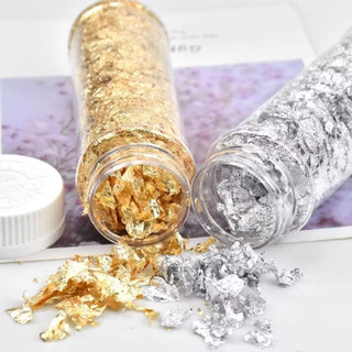 Lọ giấy nhún, lá vàng bạc rắc bánh kem,phụ kiện trang trí bánh sinh nhật Giá Rẻ- Phụ Kiện Trang Trí Bánh [FREESHIP🚗]