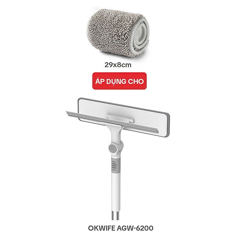 Bông Lau Kính Thay Thế OKwife AGW-6200-1, Dùng Cho Cây Lau Kính OKwife AGW-6200