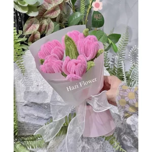 Bó hoa kẽm nhung/ Bó hoa này không héo, cũng giống như tình yêu của tớ dành cho cậu vậy!