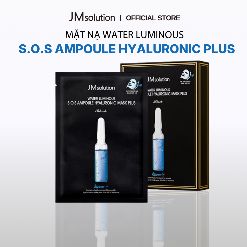 JMsolution Mặt nạ cấp nước cho da Water Luminous S.O.S Ampoule Hyaluronic Mask Plus