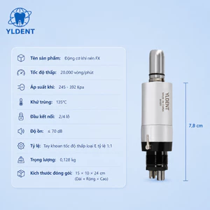 Củ chậm FX BX301 4 lỗ - Củ hơi YLDENT FX dùng cho tay khoan chậm [ Hàng Có VAT]