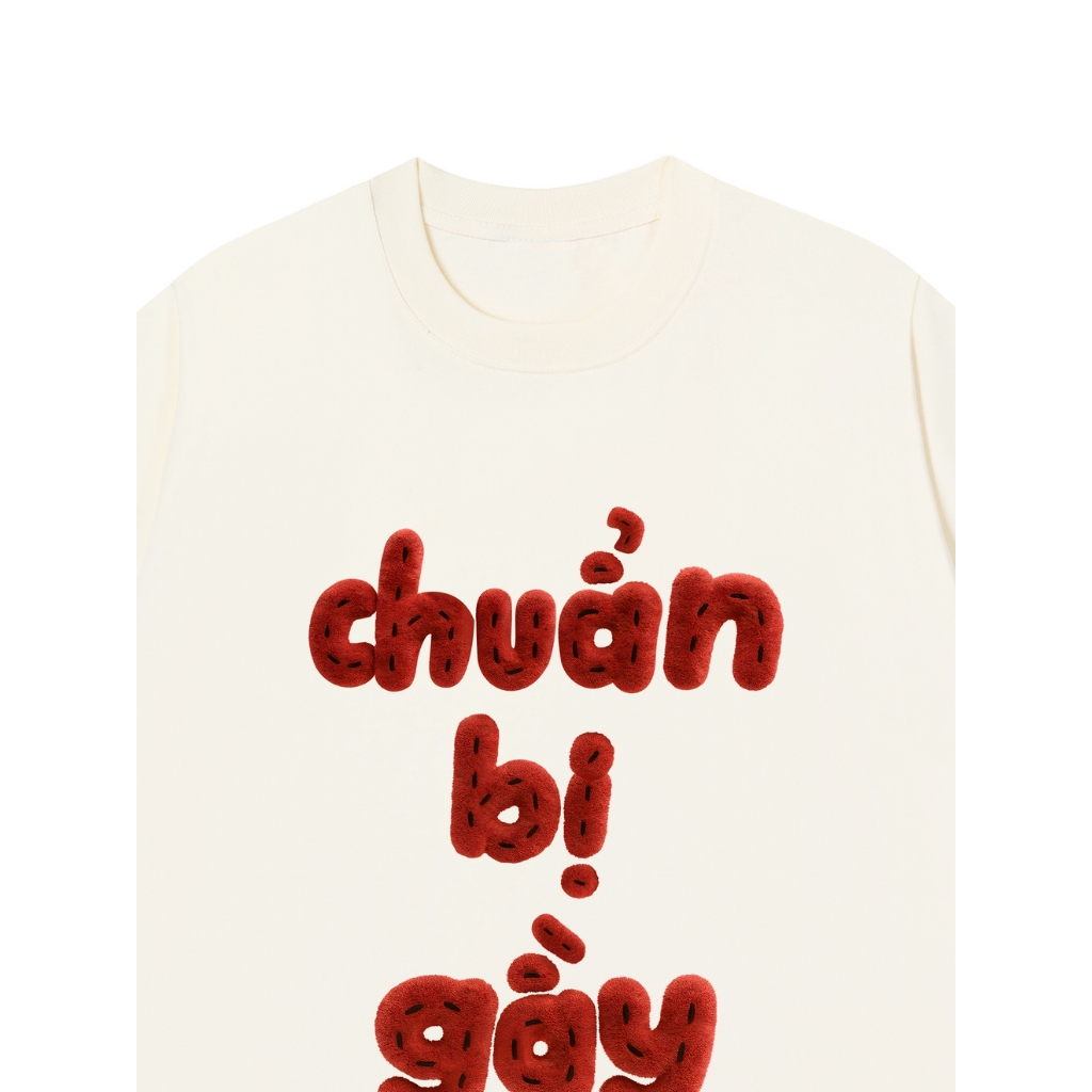 Áo Thun CHUẨN BỊ GẦY Áo Phông REDLABEL Cotton 100% Oversize Nam Nữ TS101