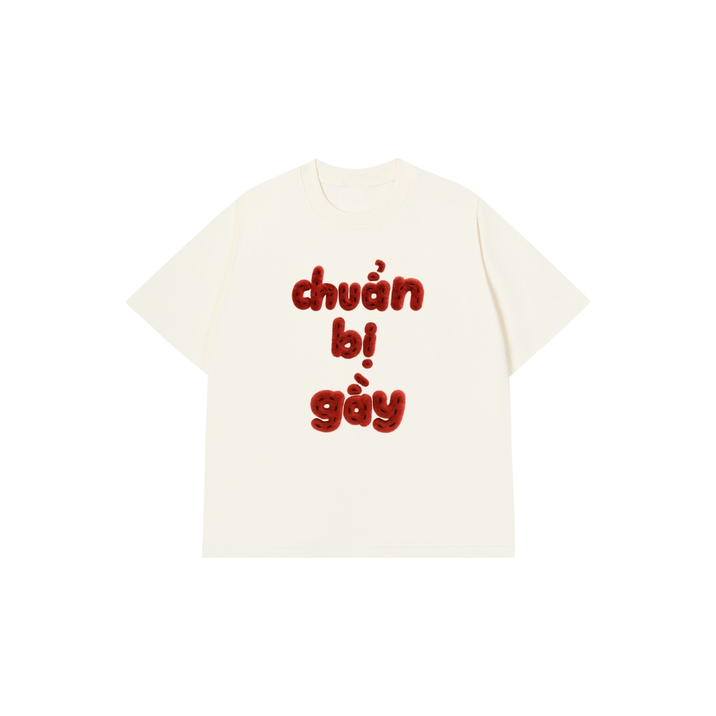 Áo Thun CHUẨN BỊ GẦY Áo Phông REDLABEL Cotton 100% Oversize Nam Nữ TS101