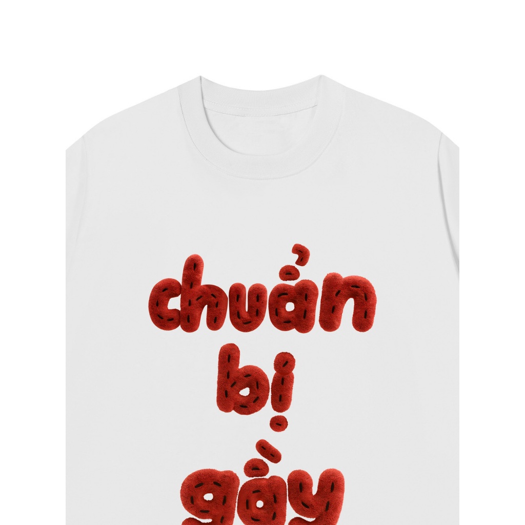 Áo Thun CHUẨN BỊ GẦY Áo Phông REDLABEL Cotton 100% Oversize Nam Nữ TS101