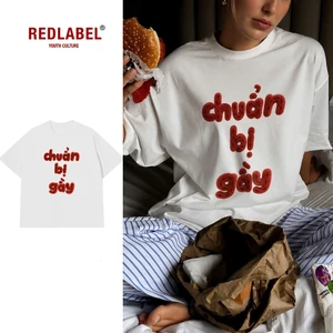 Áo Thun CHUẨN BỊ GẦY Áo Phông REDLABEL Cotton 100% Oversize Nam Nữ TS101