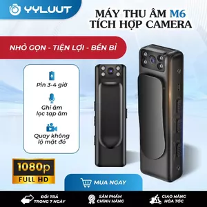 Camera mini M6 Full HD 1080P không dây, camera hành trình giám sát, quay đêm hồng ngoại, ghi âm 10 giờ