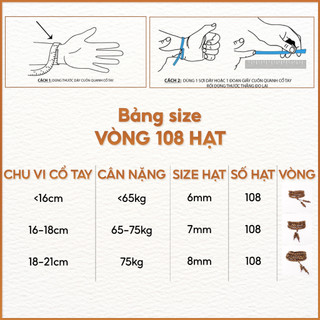 Vòng Tay Trầm Hương Rừng Loại 2 108 Hạt 6mm/7mm/8mm Tuổi Trầm 10-15 Năm - Mộc Trầm Hương MTH