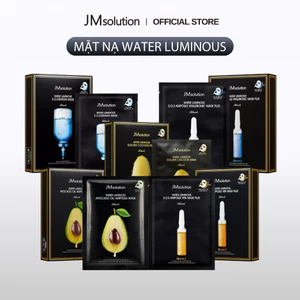 Mặt Nạ JMsolution Water Luminous Mask Black 35ml - Cấm Ẩm, Phục Hồi, Sáng Da - Chính Hãng