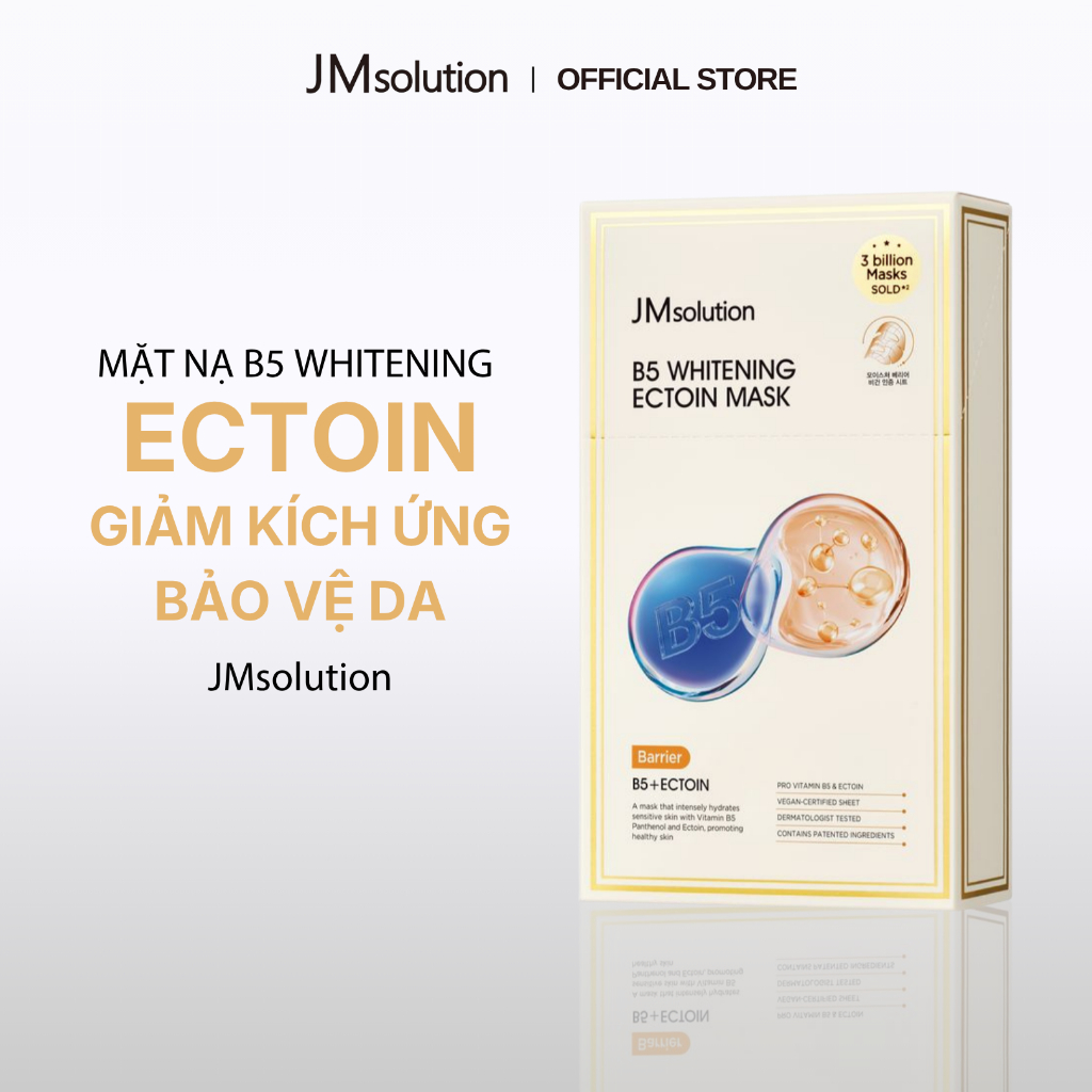 [KOL x JMsolution] Hộp 10 Miếng Mặt Nạ JMsolution B5 Whitening Mask Chính Hãng - 5 Phiên Bản Cho Da (25ml x 10)