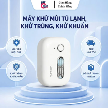 Máy Khử Mùi Ozone Tủ Lạnh, Tủ Giày, Ô Tô – Khử Trùng, Khử Hôi, Hút Ẩm, Diệt Vi Khuẩn
