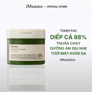 JMsolution Toner Pad chiết xuất diếp cá làm dịu da Heartleaf 88 Toner Pad 70 miếng Hỗ Trợ Cân Bằng Da