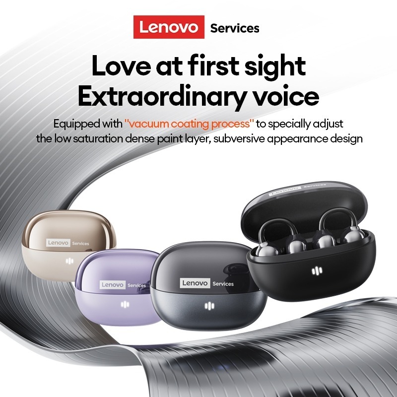 Tai Nghe Lenovo RS103 Bluetooth Không Dây Kẹp Tai, Âm Thanh HiFi, Chống Nước IPX5, Mic HD, Độ Trễ Thấp, Pin Lâu | BigBuy360 - bigbuy360.vn