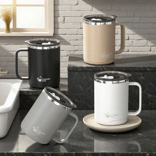 [TẶNG ỐNG HÚT INOX] Ly Inox 400ml Cao Cấp, Cốc Uống Cà Phê, Trà, Nước Ép Sang Trọng, Bền Đẹp, Dễ Vệ Sinh