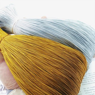 Bó 100m dây kim tuyến trang trí, nguyên liệu Handmade(dây không co dãn)